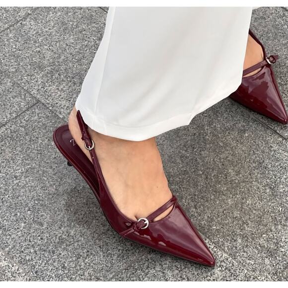 ZARA BLOGGER FAVE!!! Heels with Buckle Detail NWT LAST ONE!!! - Picture 4 of 16